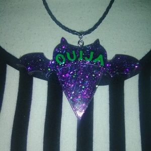 handmade Jewelry - Ouija bat necklace handmade Jewelry - Ouija bat necklace